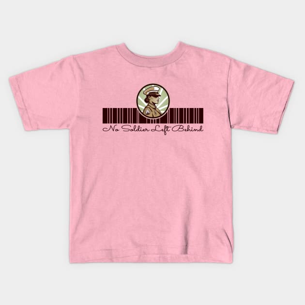 No soldier Left Behind, Vanessa guillen, find vanessa, find Guillen, justice for guillen Kids T-Shirt by BaronBoutiquesStore